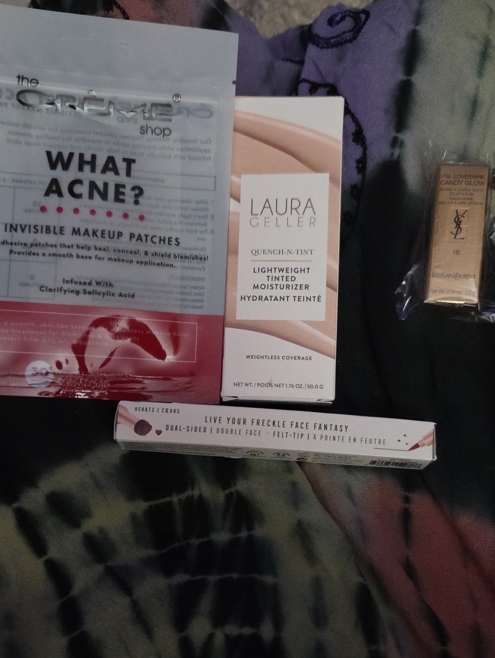 Laura Geller Base - Acne Patches, Lip Balm, Stamped Freckes NWOT